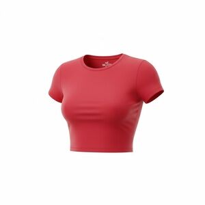 Hollister Vivid Red Baby Tee